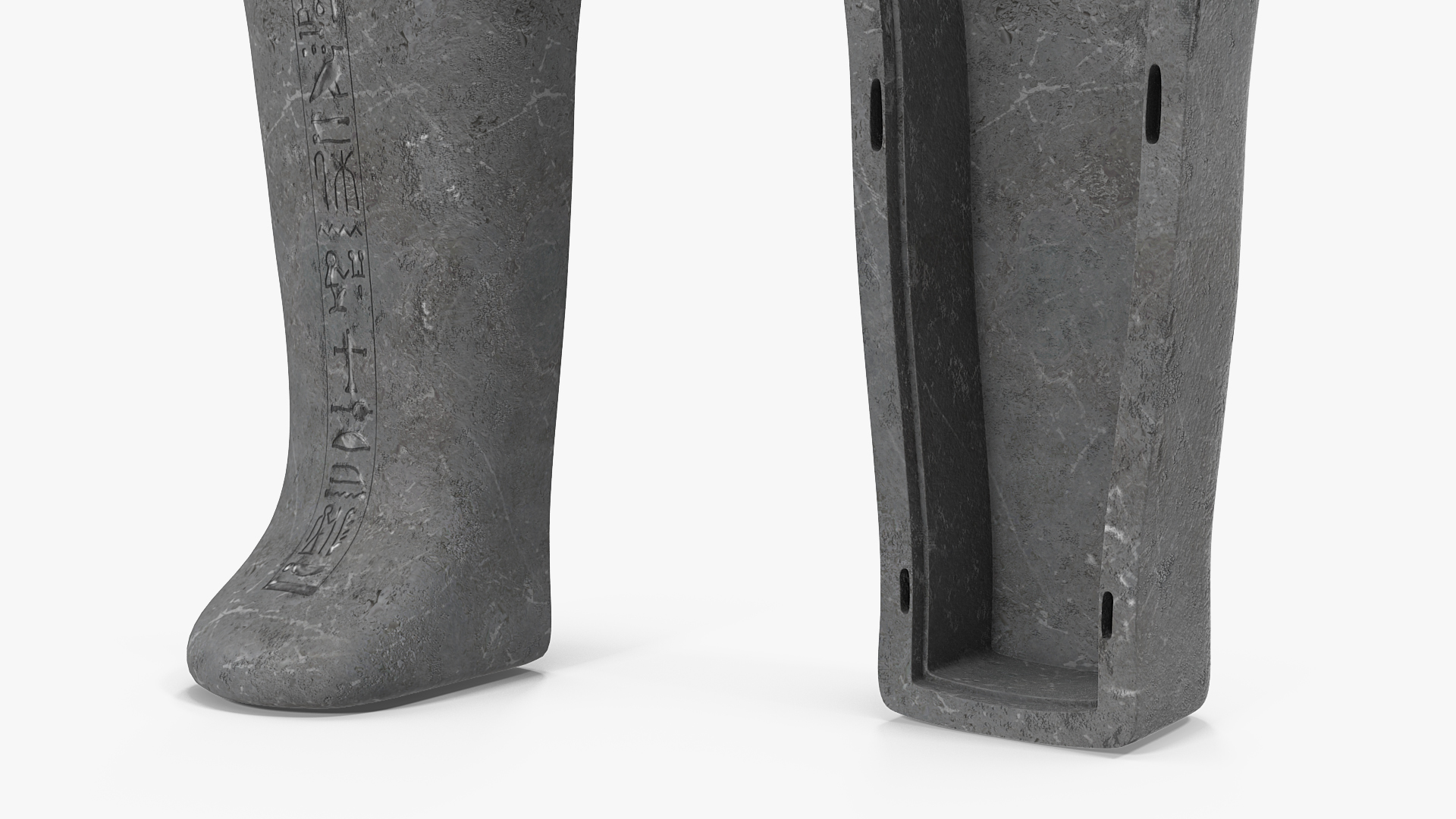 3D Stone Egyptian Sarcophagus