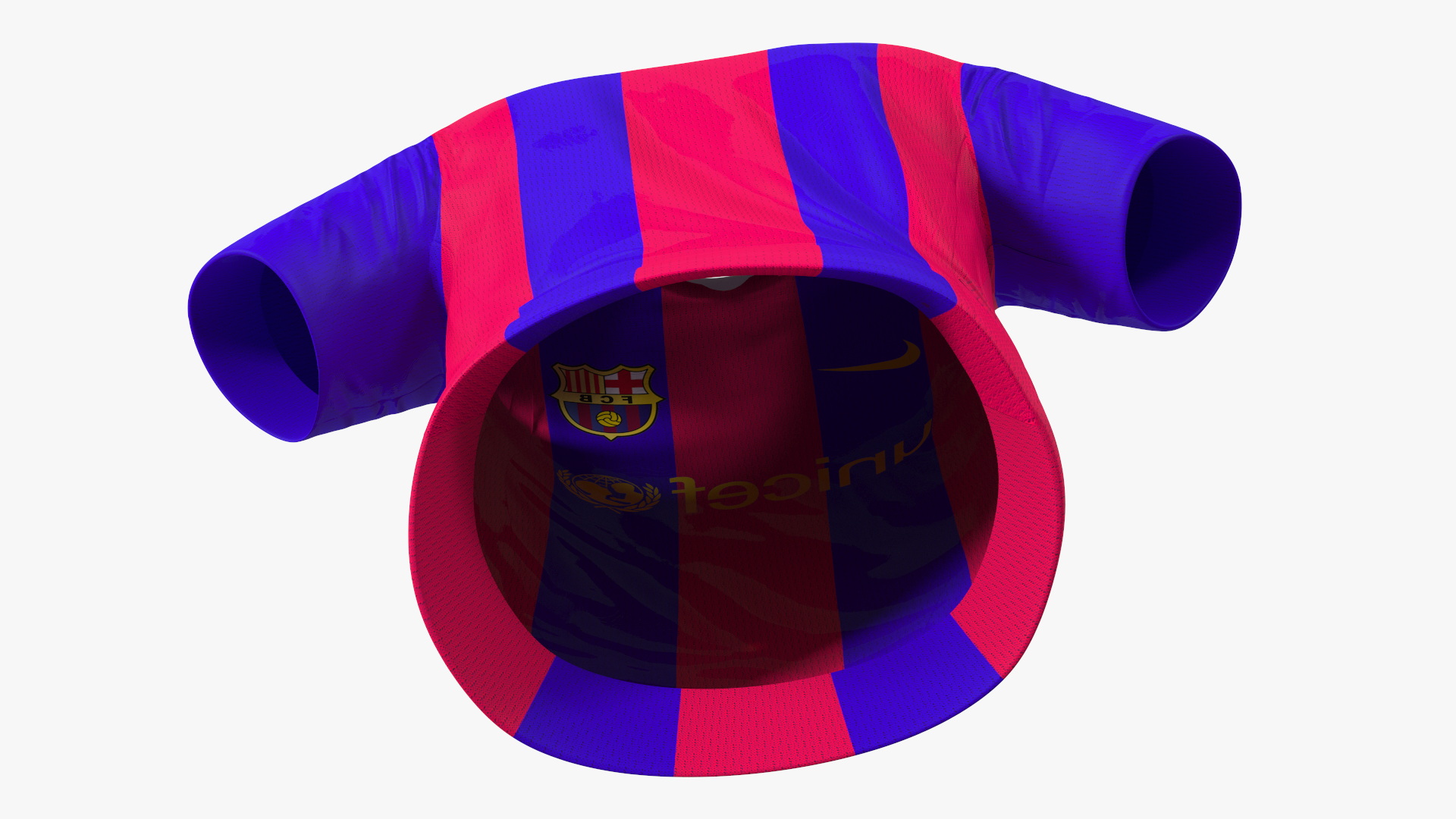 3D FC Barcelona Football Club Jersey Nike model