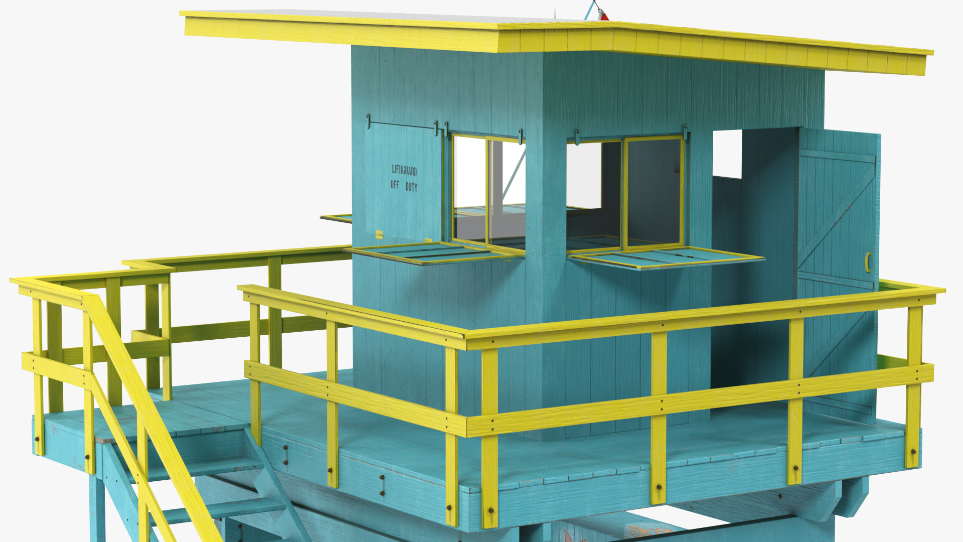3D Beach Lifeguard House