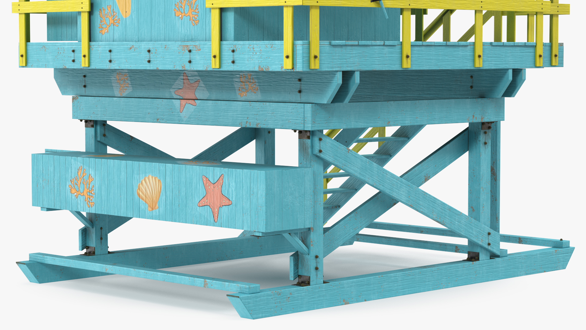 3D Beach Lifeguard House