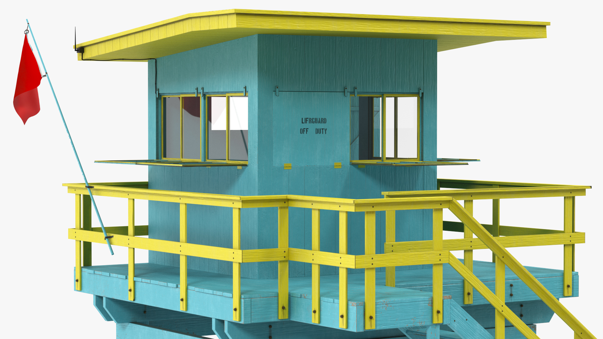 3D Beach Lifeguard House