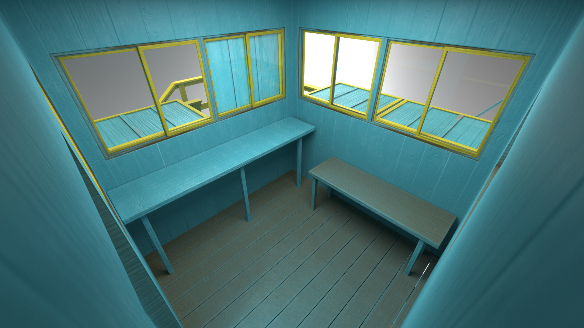 3D Beach Lifeguard House