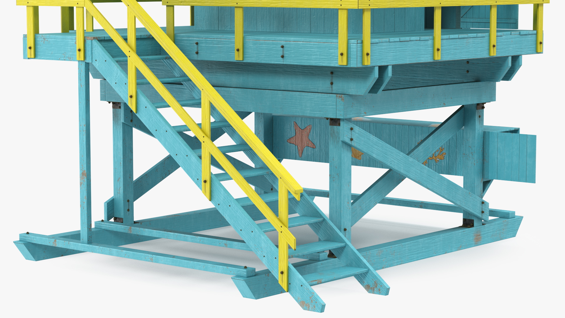 3D Beach Lifeguard House
