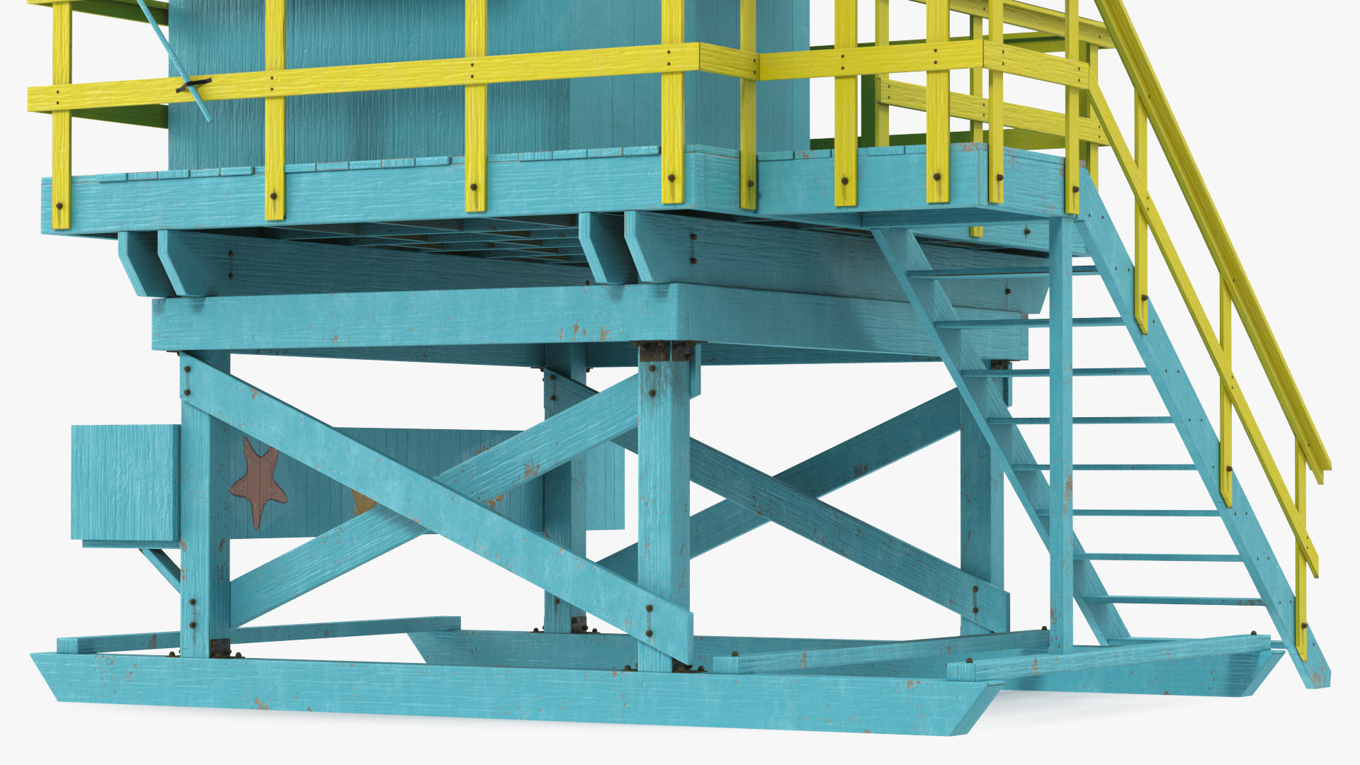 3D Beach Lifeguard House