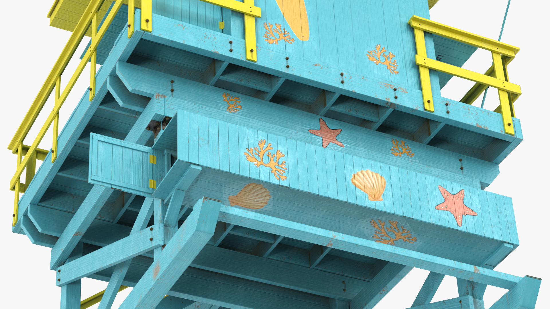 3D Beach Lifeguard House