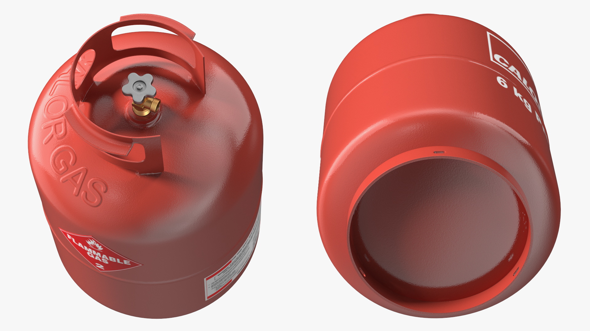 3D Propane Gas Bottle model
