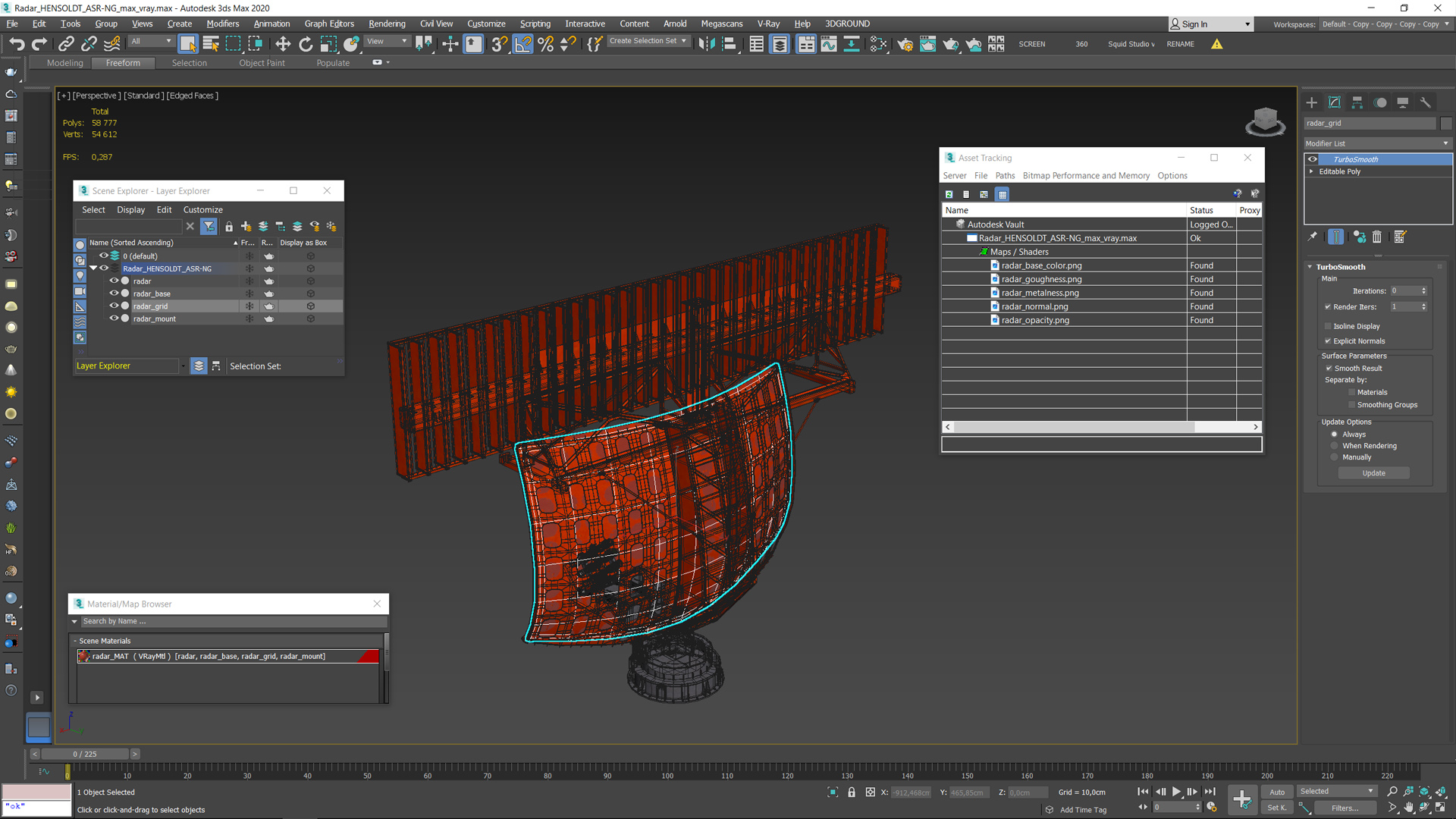3D Radar HENSOLDT ASR-NG