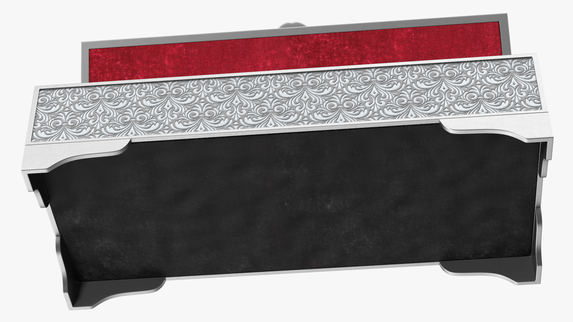 3D Silver Jewelry Box model