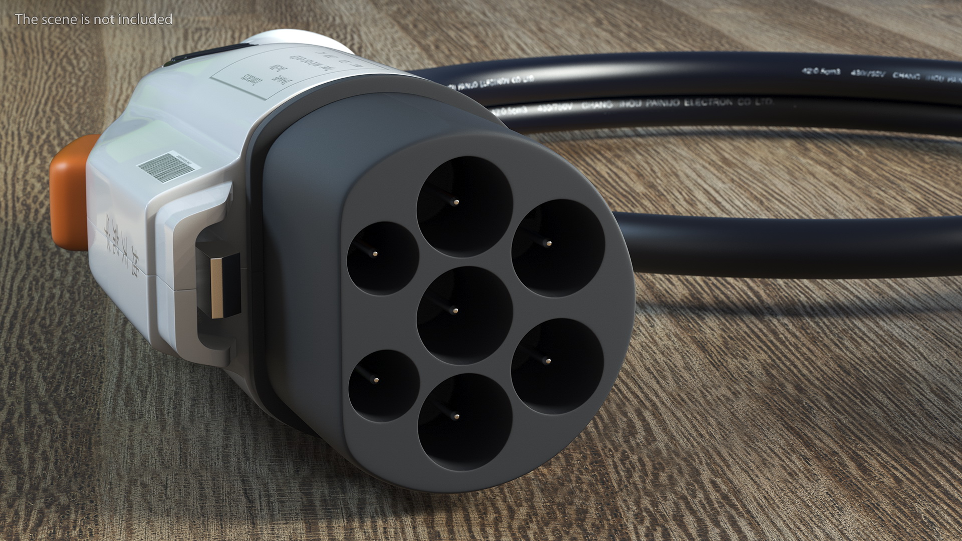GBT 20234 to SAE J1772 EV Charging Adapter 3D