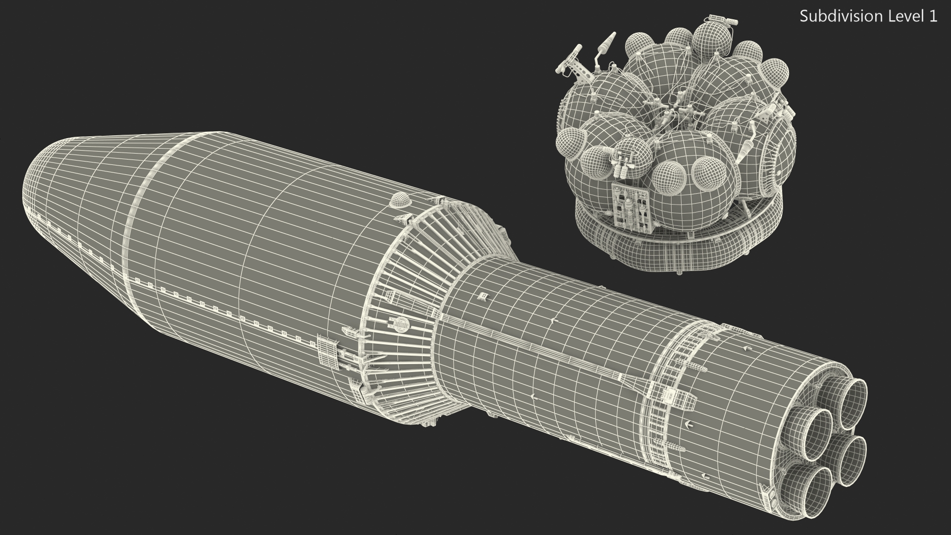 Soyuz 2 Rocket Stage 3 3D