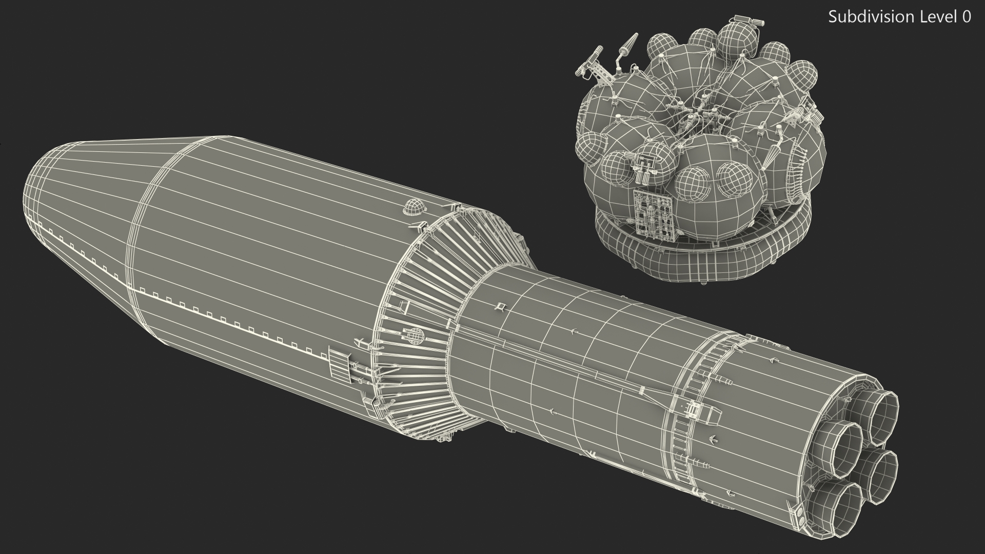 Soyuz 2 Rocket Stage 3 3D