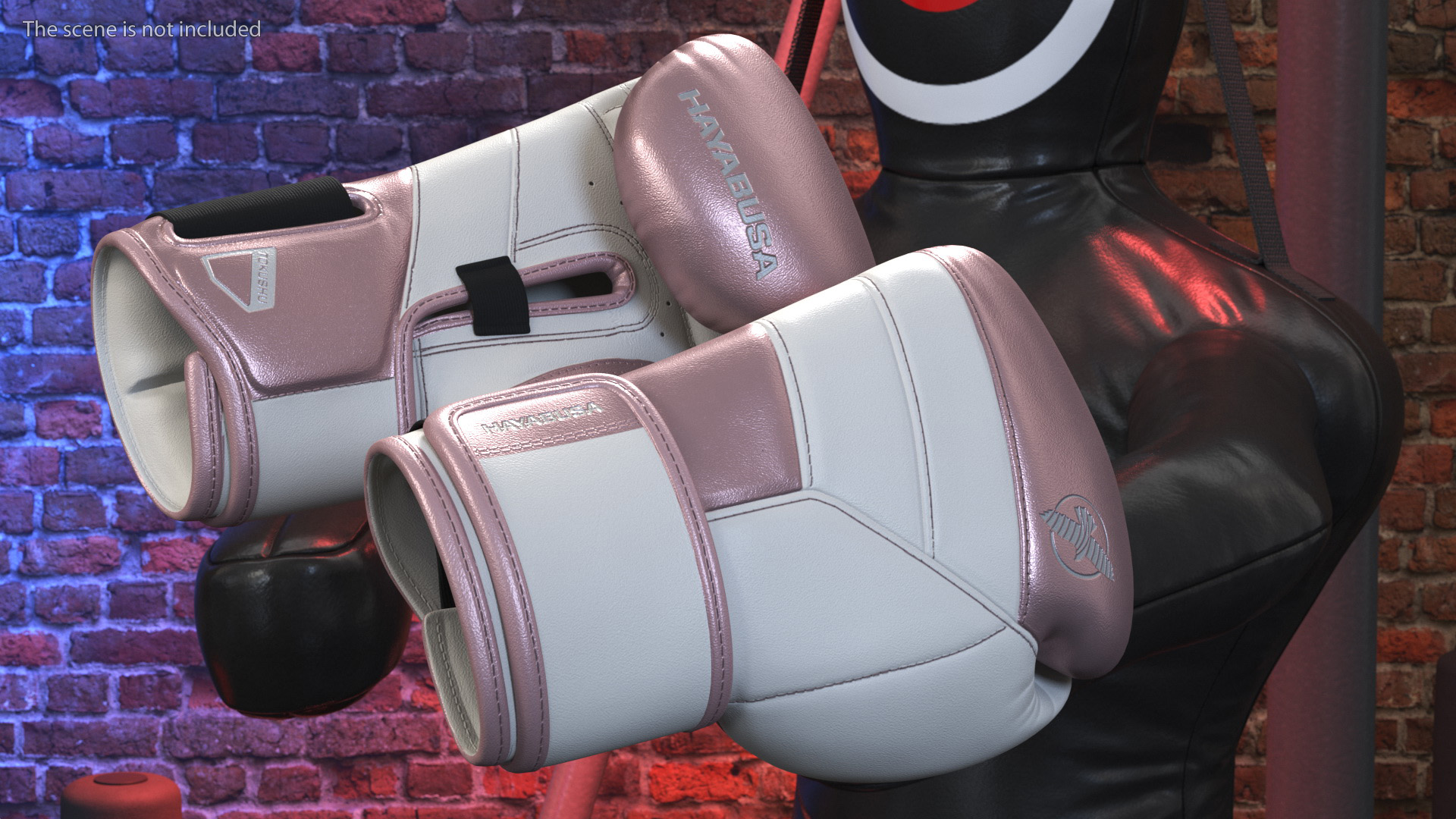 3D model Hayabusa Boxing Gloves T3 Pink