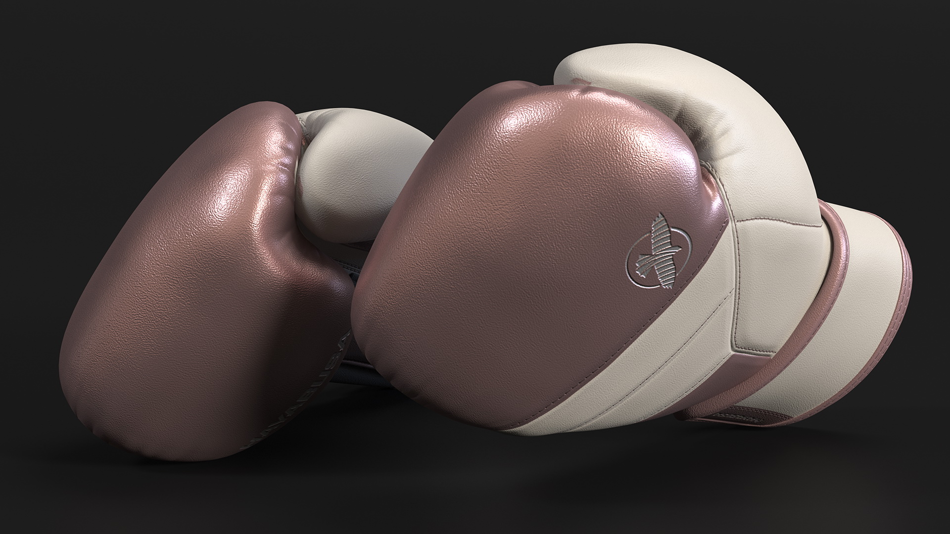 3D model Hayabusa Boxing Gloves T3 Pink