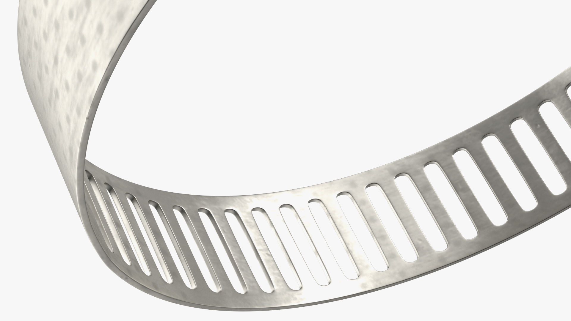 Hose Clamp Stainless Steel 30 44mm 3D model