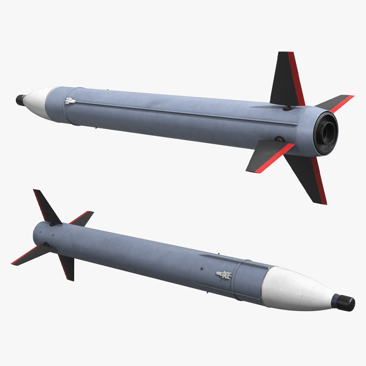 Hypersonic Missile with Rear Stabilizer