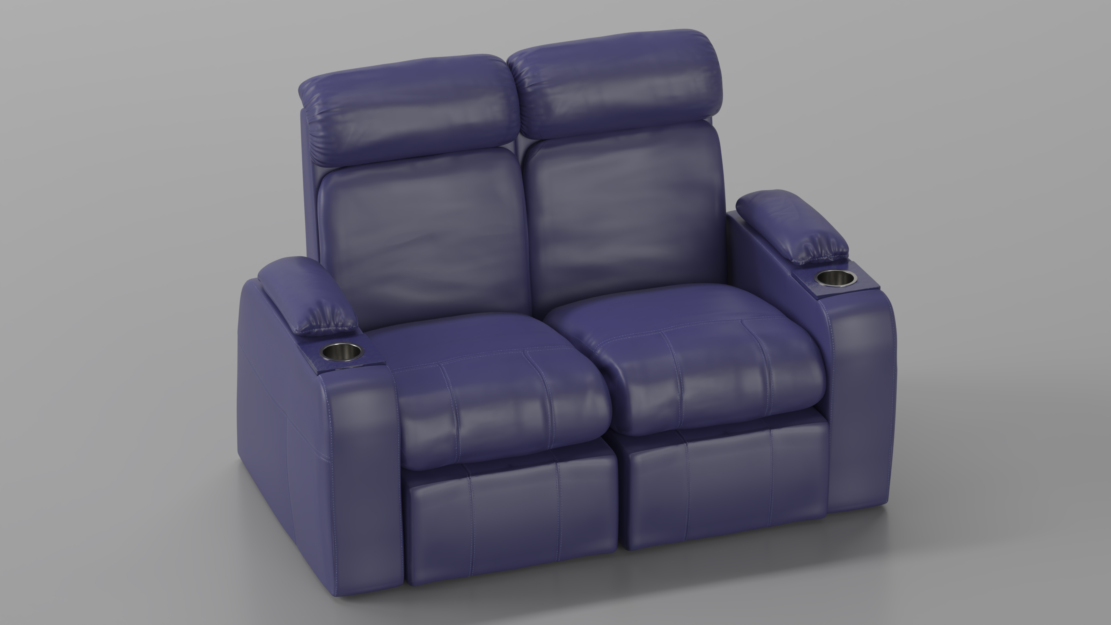 3D model Cinema Armchair Blue