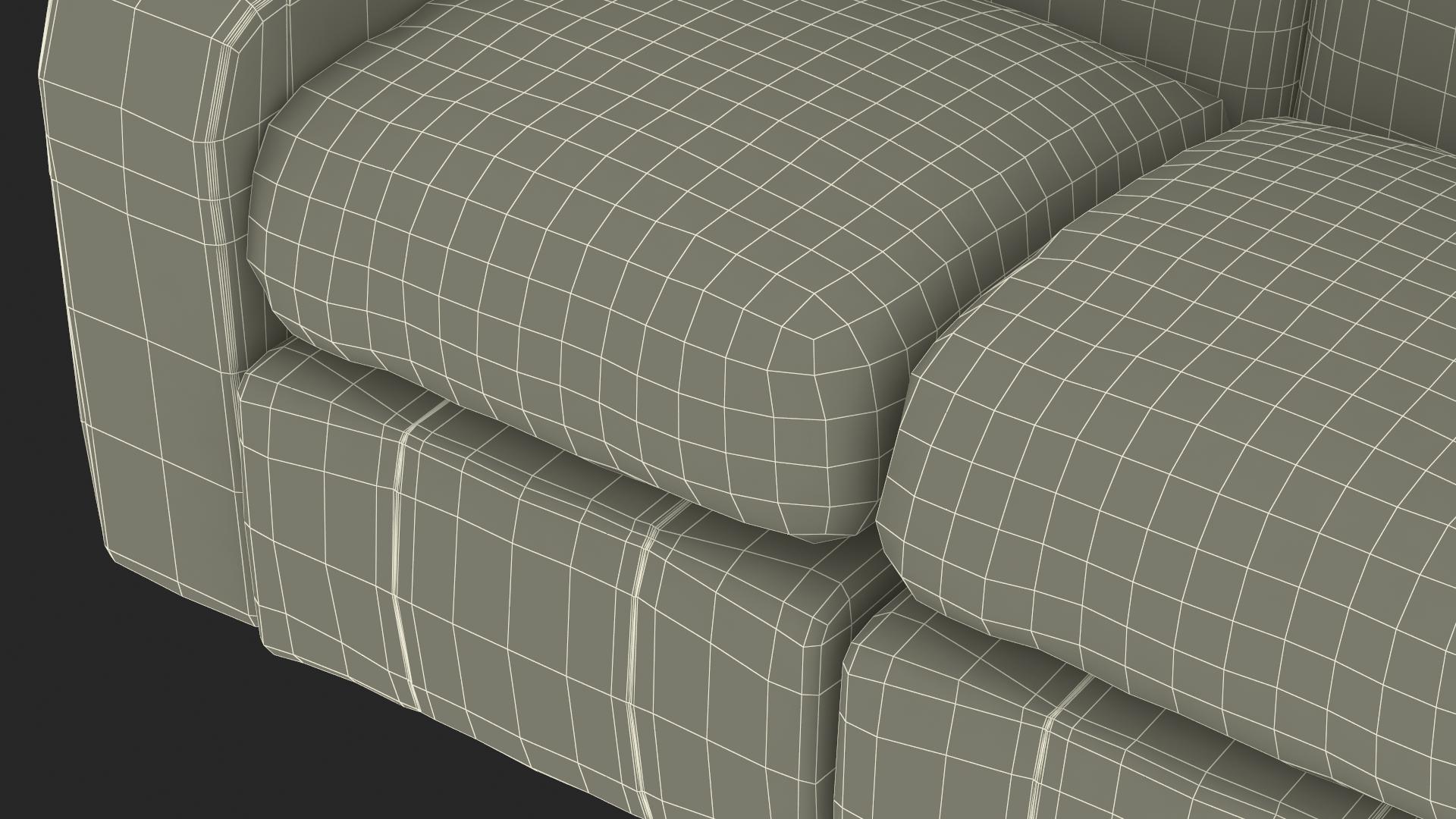 3D model Cinema Armchair Blue