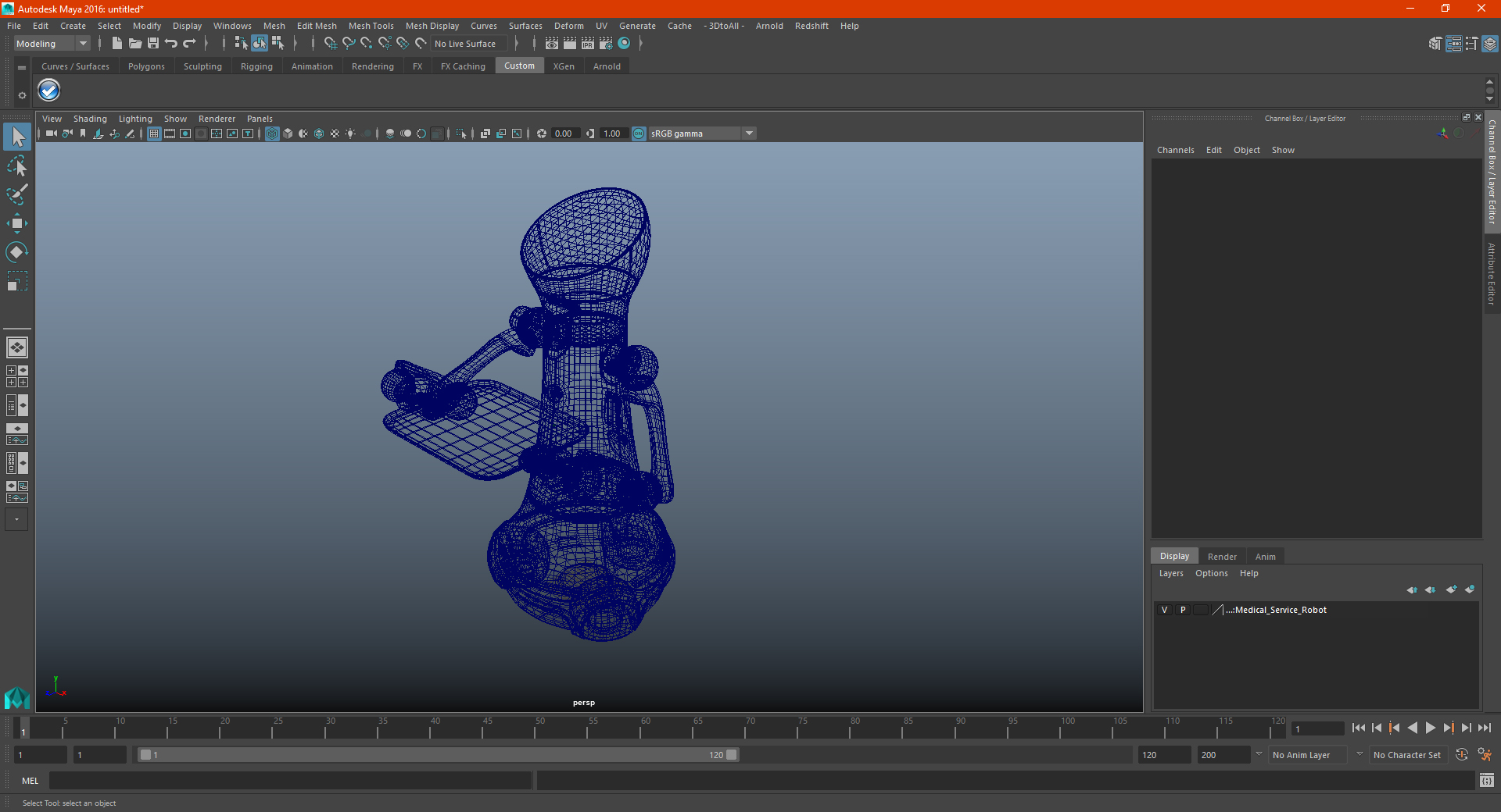 3D Medical Service Robot