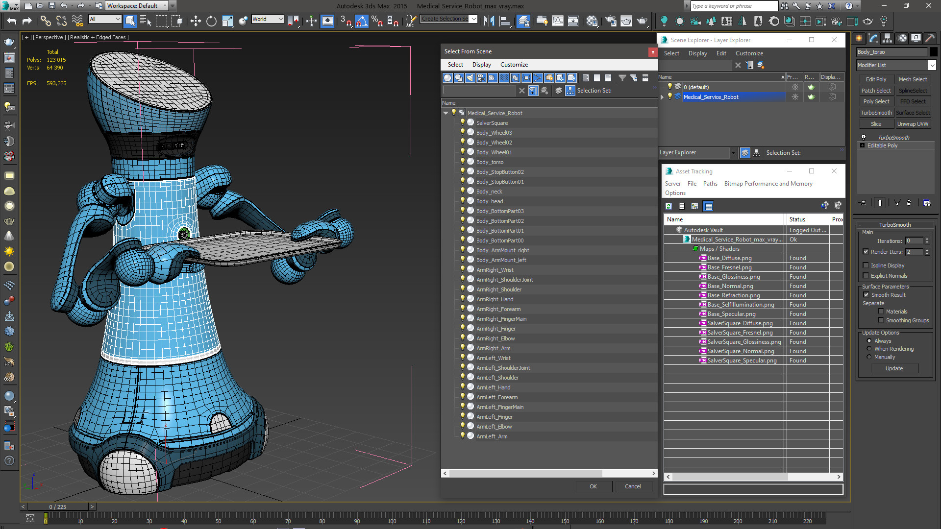 3D Medical Service Robot