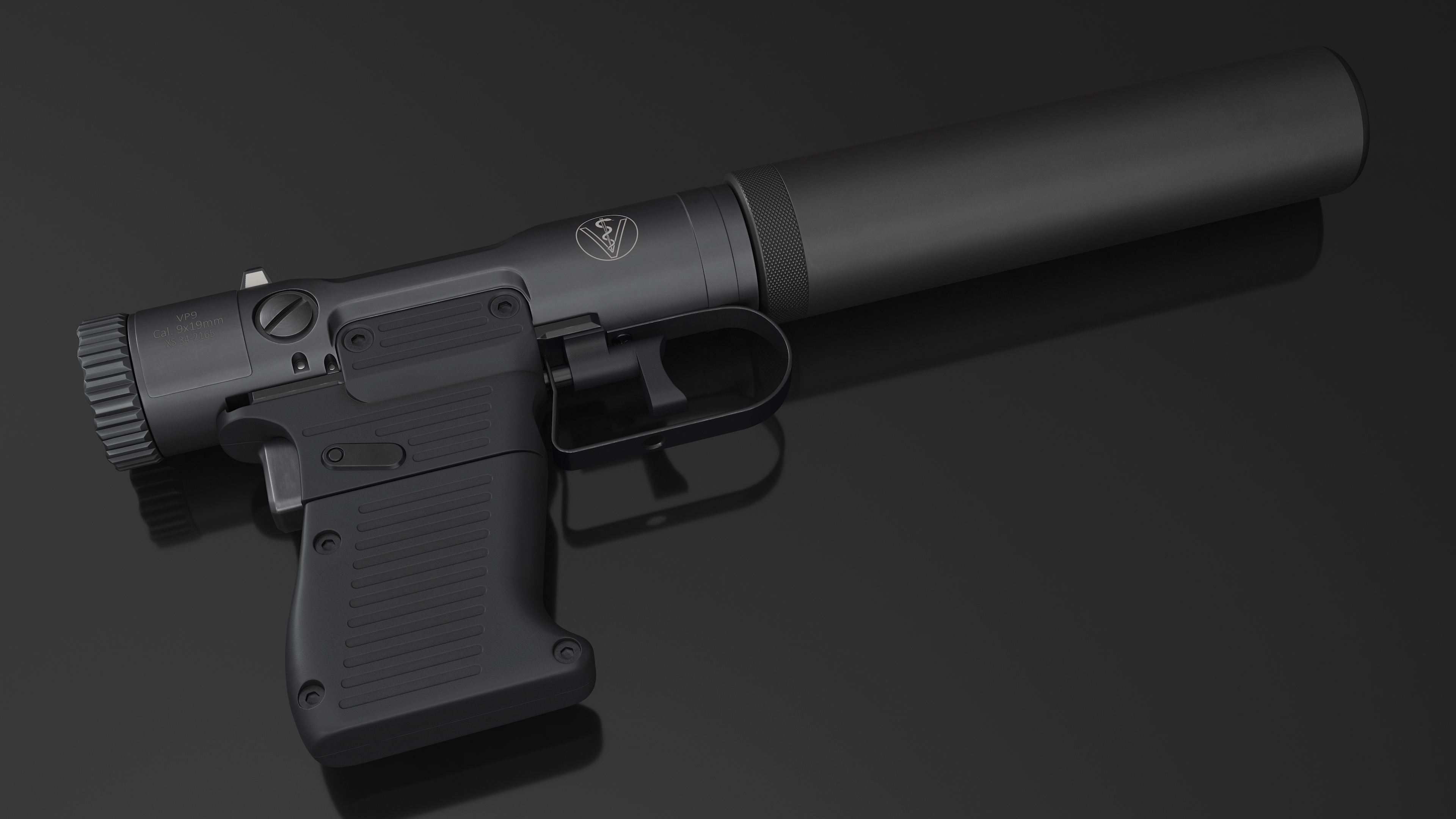 3D model Veterinary Pistol B&T VP9