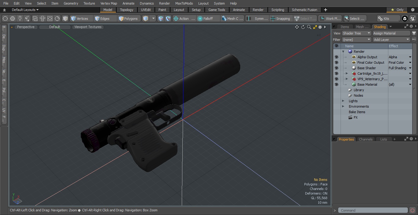 3D model Veterinary Pistol B&T VP9