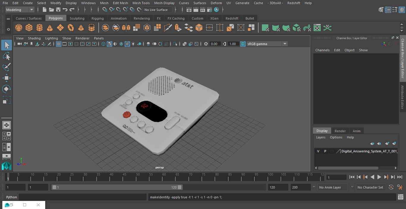 Digital Answering System AT&T 3D model