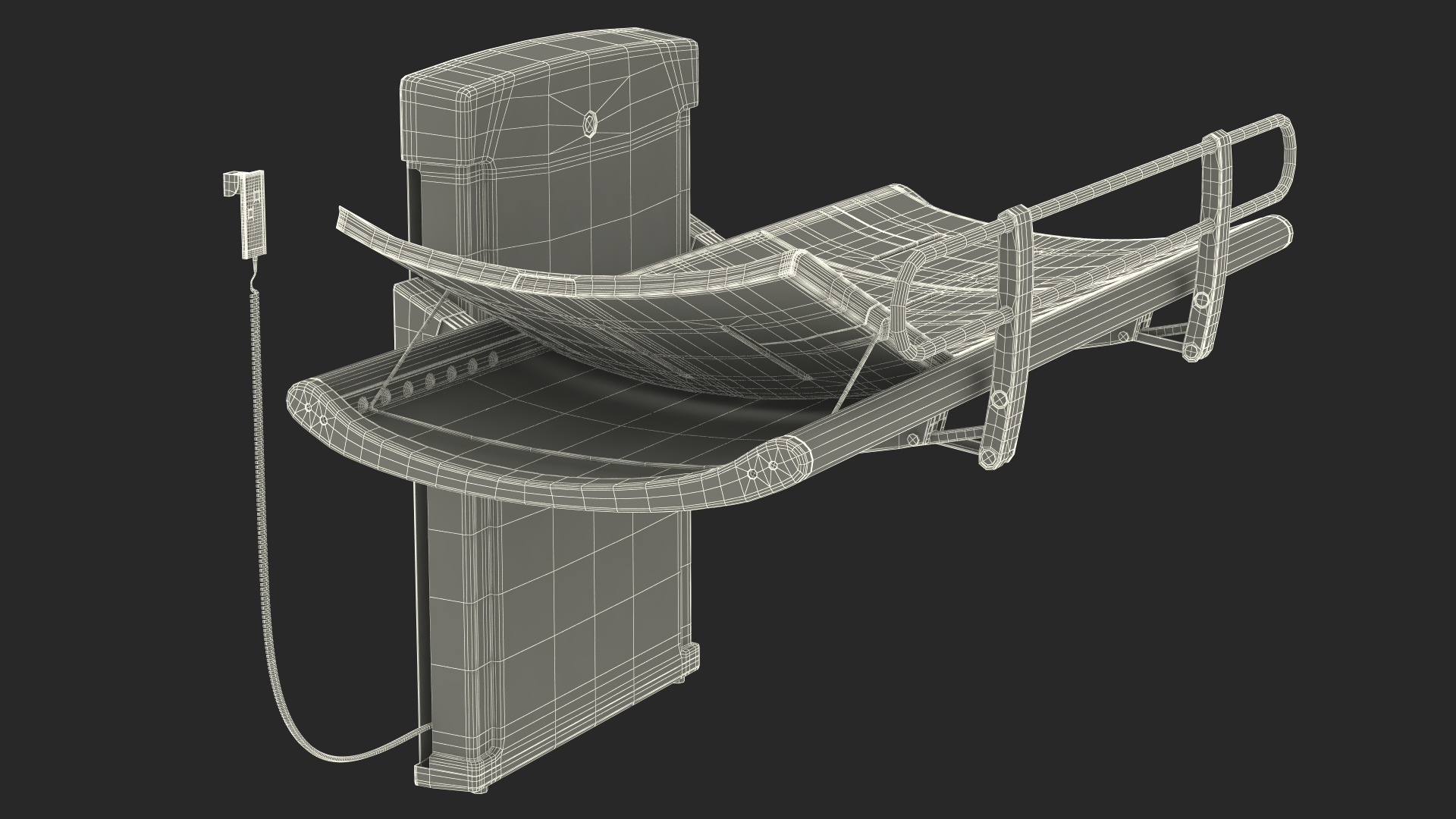 3D model Pressalit Care 3000 Special Needs Changing Table Rigged