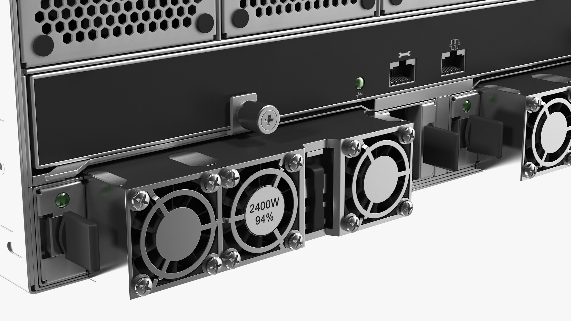 3D HPE Cloudline CL5200 Server with SATA HDD Rigged model
