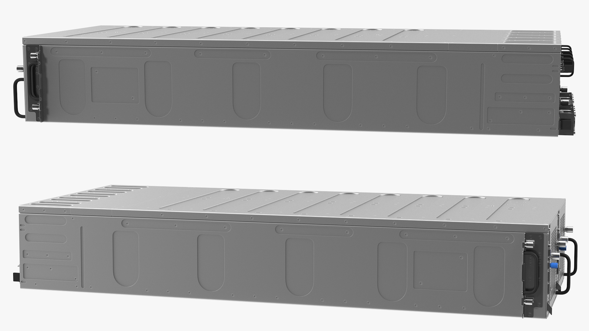 3D HPE Cloudline CL5200 Server with SATA HDD Rigged model