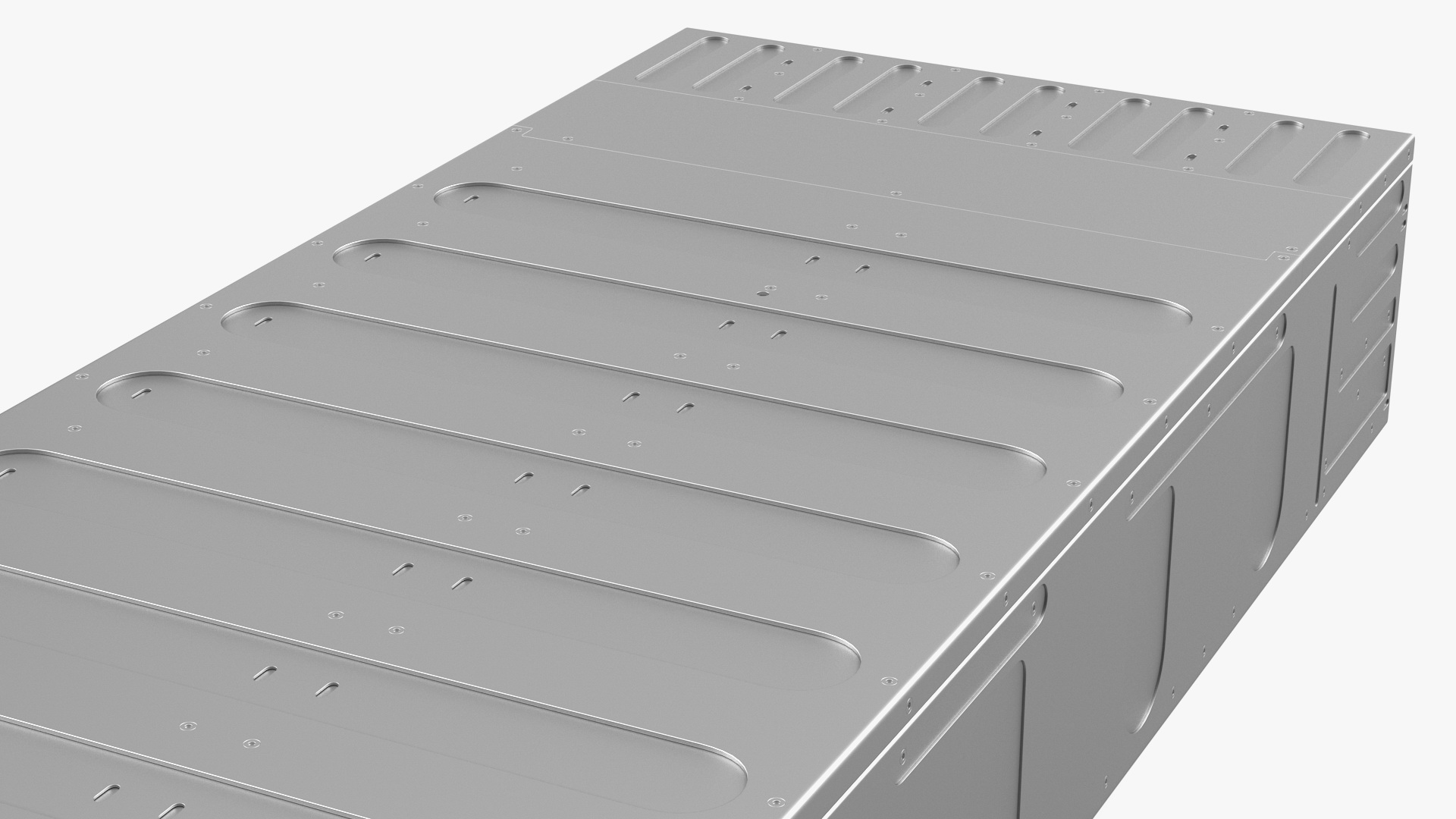 3D HPE Cloudline CL5200 Server with SATA HDD Rigged model
