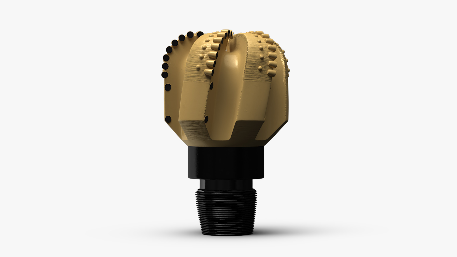 3D model Drilling Rig Bit PDC Gold