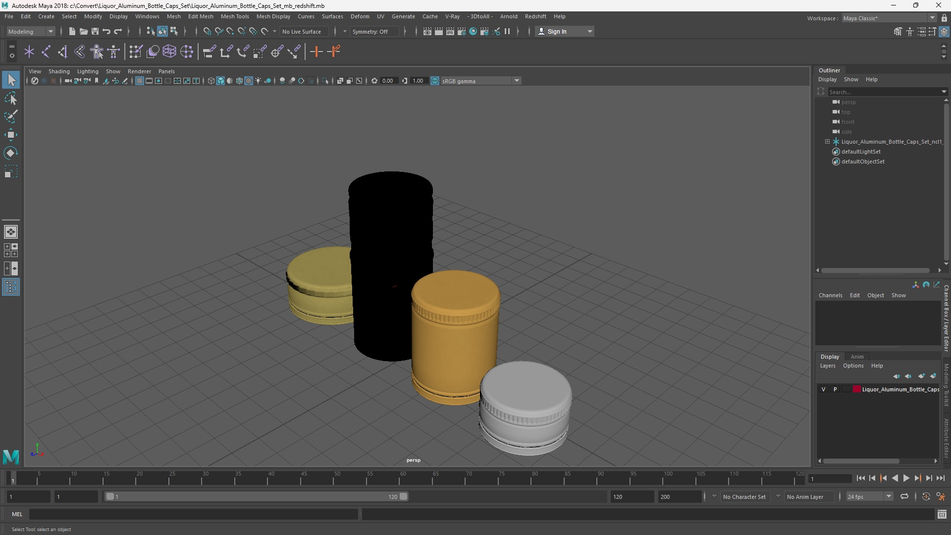 Liquor Aluminum Bottle Caps Set - view 11