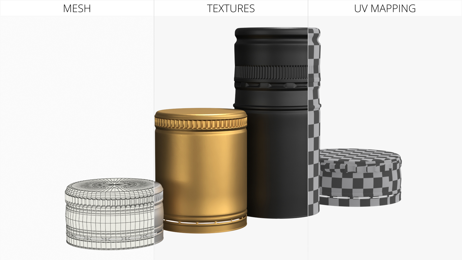 Liquor Aluminum Bottle Caps Set - view 7