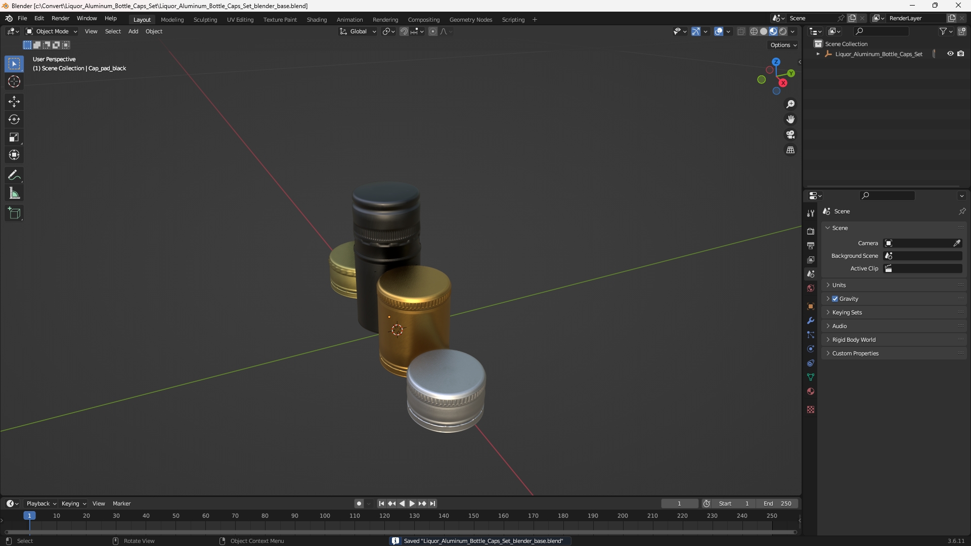 Liquor Aluminum Bottle Caps Set - view 10