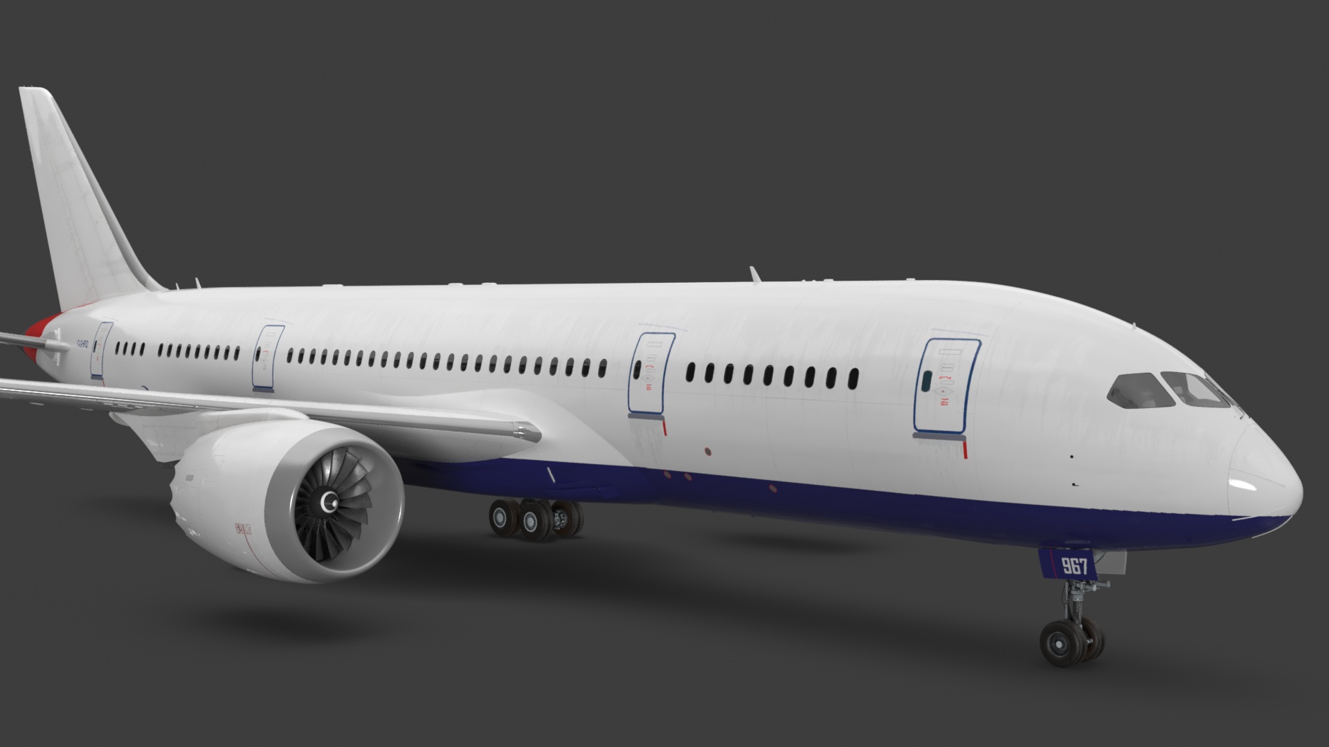 3D model Boeing 787 Dreamliner Aircraft