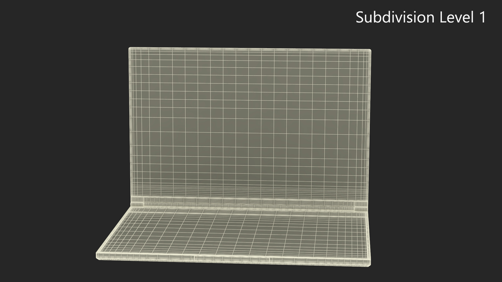 3D model Modern Laptop with a Transparent Display