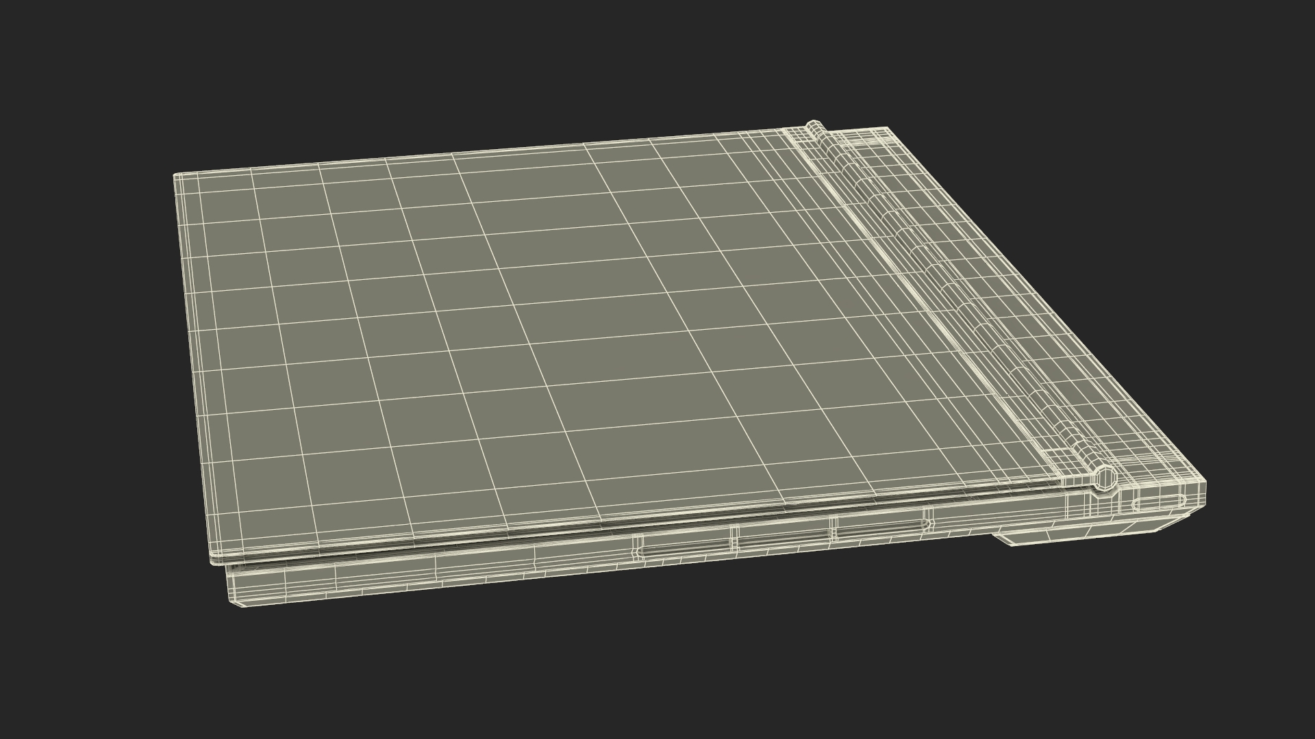 3D model Modern Laptop with a Transparent Display