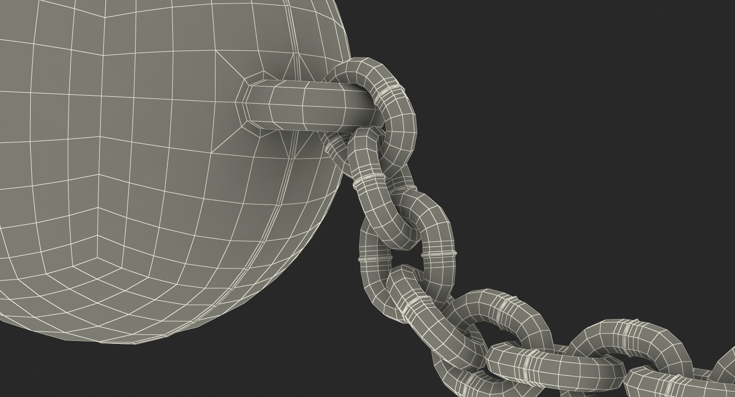 Ball and Chain 3D model