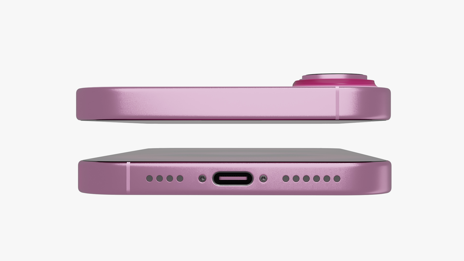 Mobile Phone Pink 3D