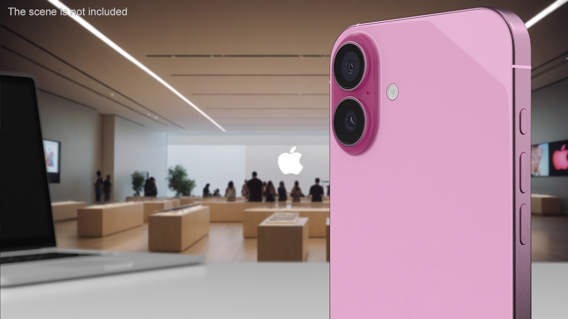 Mobile Phone Pink 3D