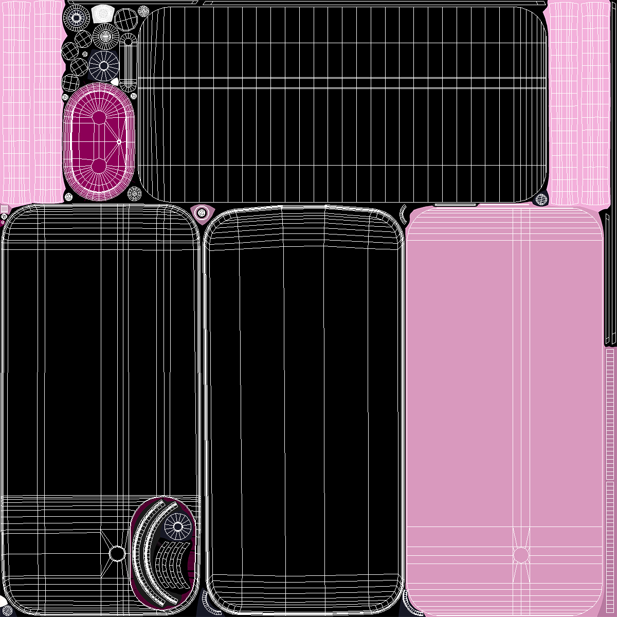 Mobile Phone Pink 3D
