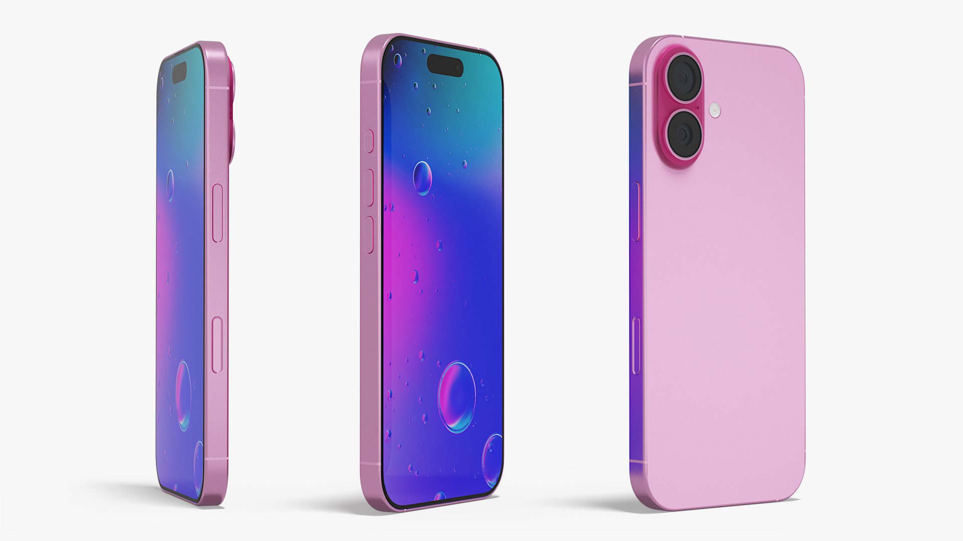 Mobile Phone Pink 3D