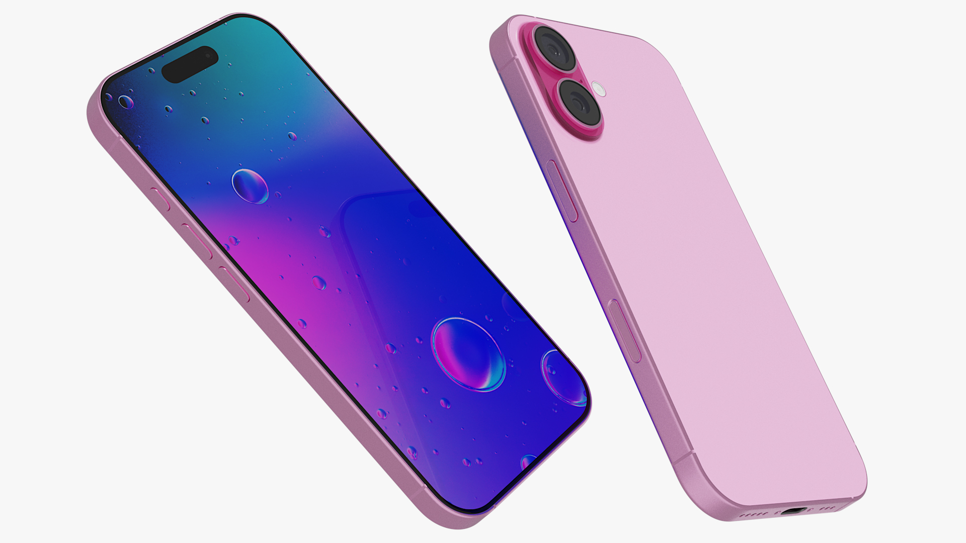 Mobile Phone Pink 3D