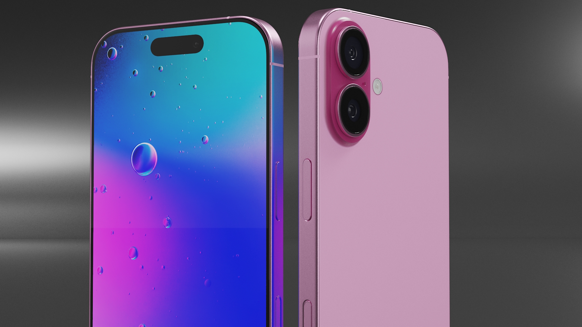 Mobile Phone Pink 3D