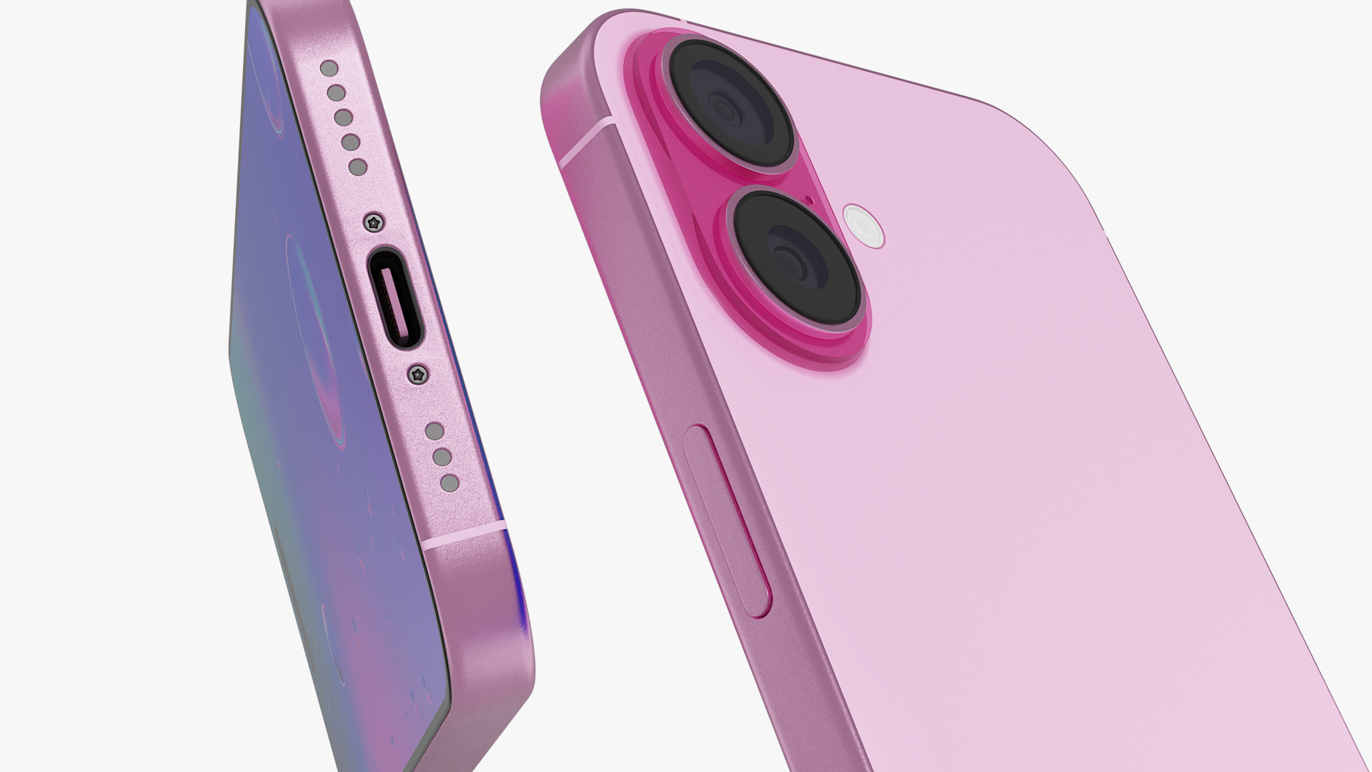 Mobile Phone Pink 3D