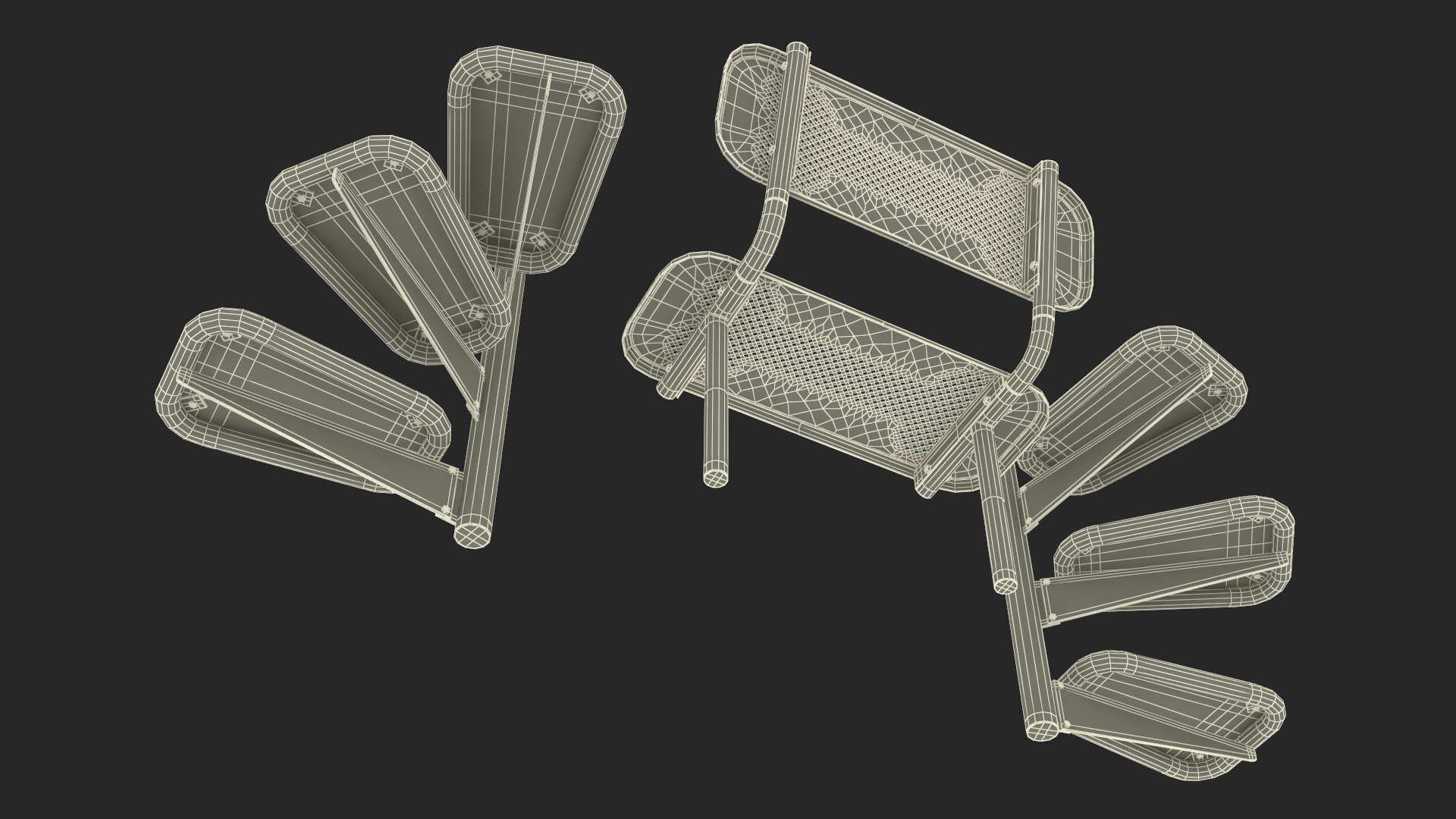 Dog Park Set Blue 3D