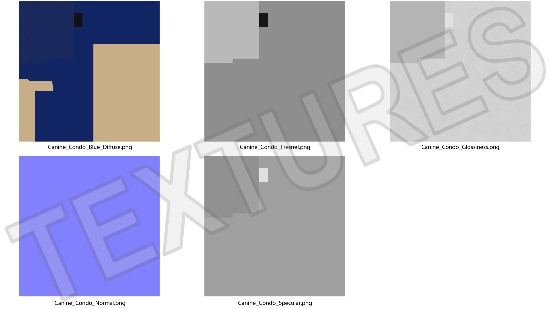 Dog Park Set Blue 3D