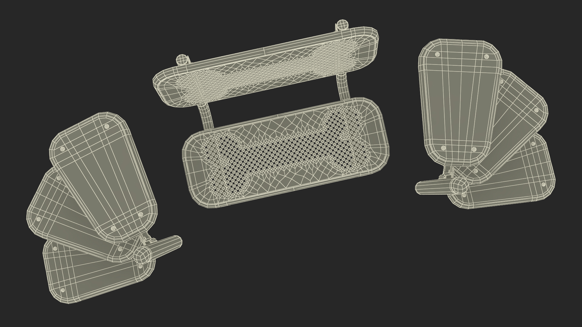 Dog Park Set Blue 3D