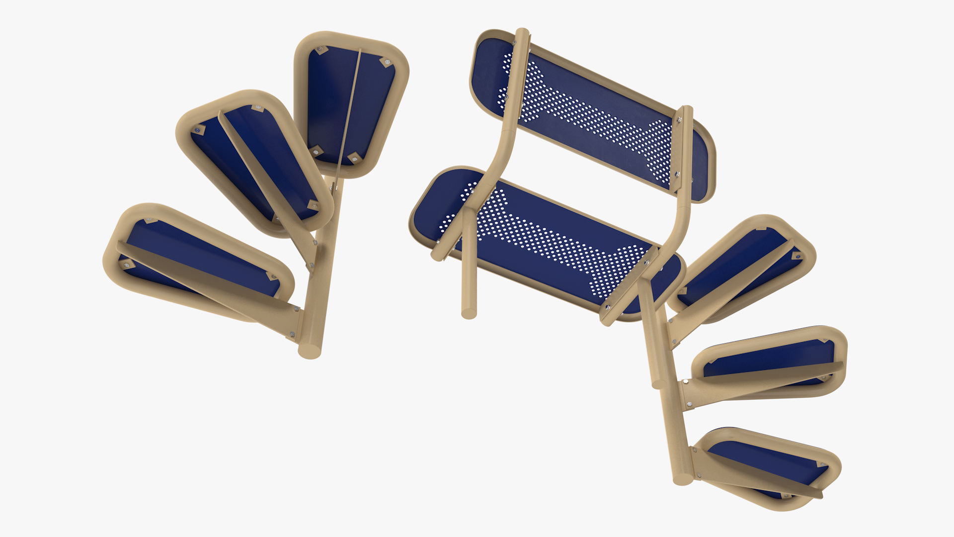 Dog Park Set Blue 3D