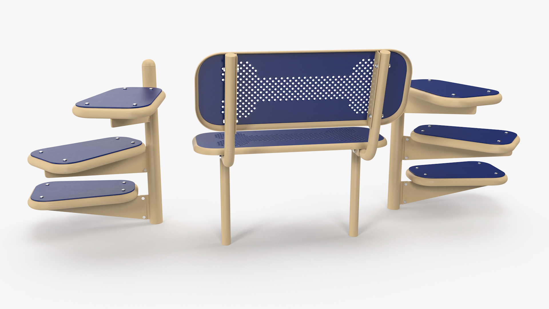 Dog Park Set Blue 3D